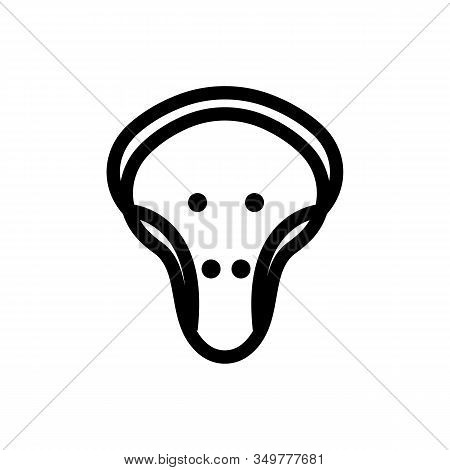 Cricket Protection Icon Vector. Thin Line Sign. Isolated Contour Symbol Illustration