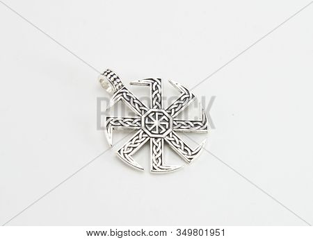Swastika. Slavic Or Scandinavian Amulet 
