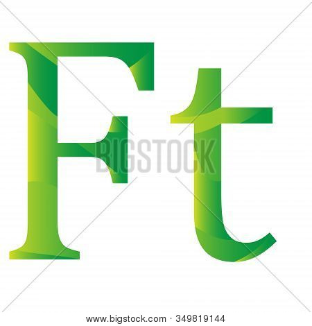 Forint Bolgarian Currency Symbol Icon Vector Illustration On A White Background