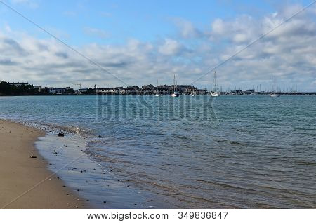 Malahide Beach City View Dublin Ireland