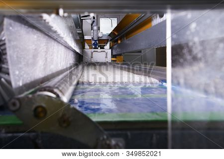 Automatic Industrial Line For Washing And Cleaning Carpets
