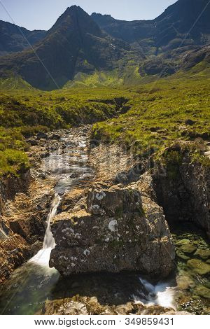 The Fairy Pools, Which Are Cold Swimmable Pools, Multiple Waterfalls, That Vibrant Blue And Green In