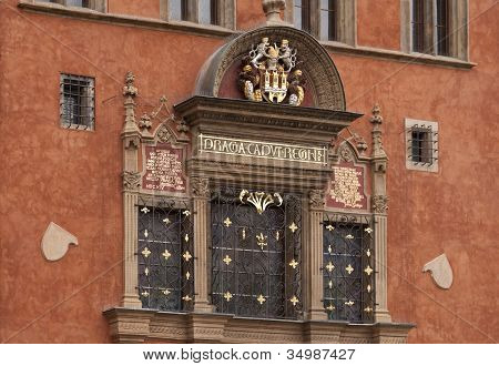 Facade Of A Building In Old Town