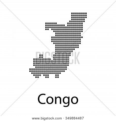 High Detailed Vector Map - Democratic Republic Of The Congo