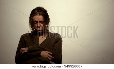 Drug Addicted Woman Suffering Withdrawal Symptoms Undergoing Rehabilitation