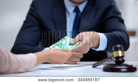 Lawyer Taking Euro Bribe From Female Client For Falsifying Documents, Corruption