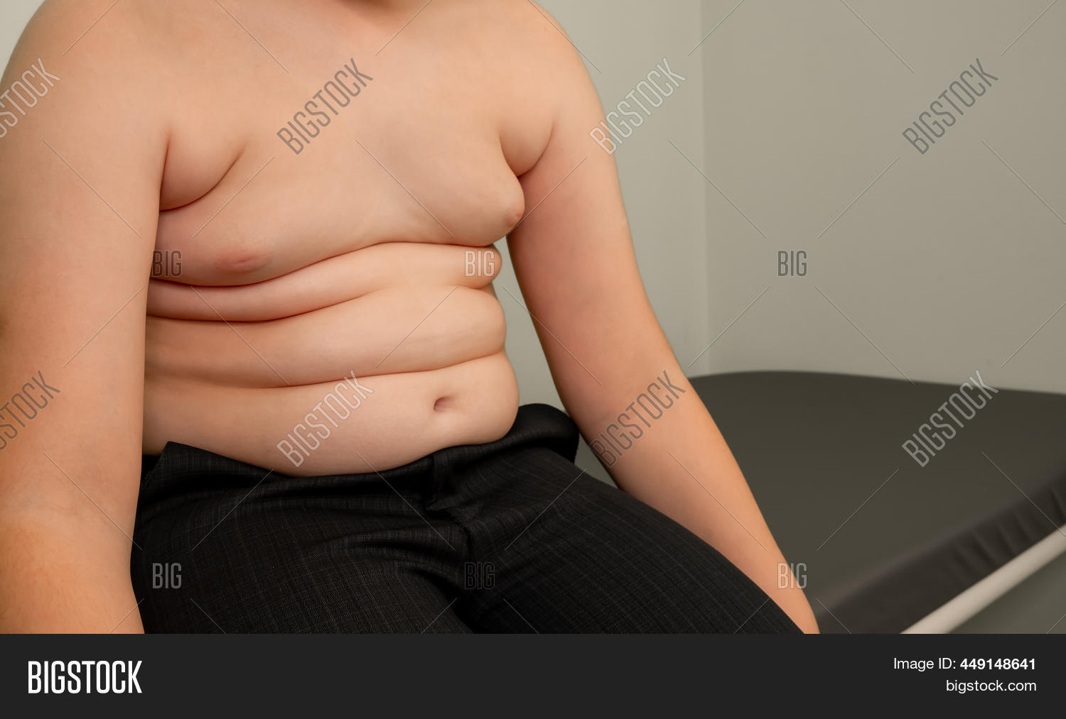 Folds On Belly Fat Boy Image & Photo (Free Trial) | Bigstock