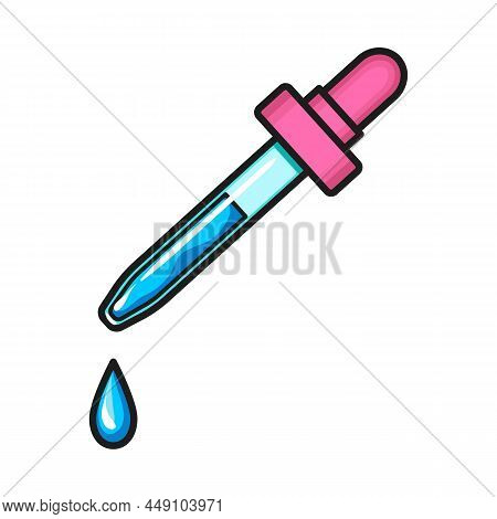 Vector Design Of Eyedropper And Dropper Icon. Web Element Of Eyedropper And Pipette Vector Icon For 