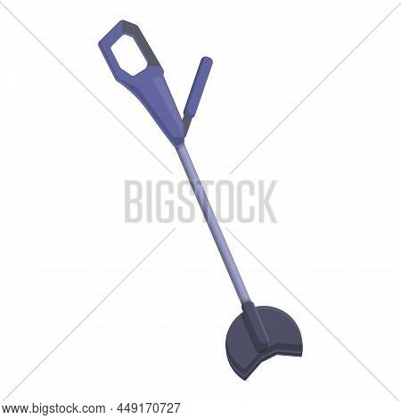 Lawn Trimmer Icon Cartoon Vector. Garden Mower. String Cutter