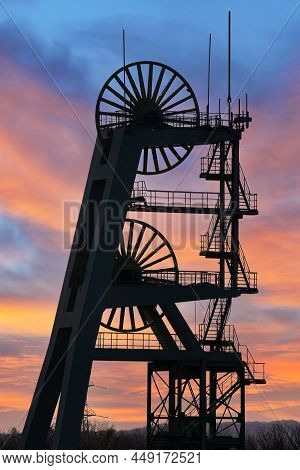 Ewald Pit, Industrial Heritage Of Ruhr Metropolis In Herten, Germany