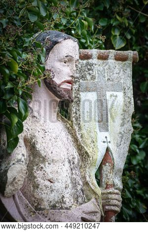 13 February 2022, Zijlpoort, Leiden, Netherlands, Image Of The Old Catholic Begraafplaats Cemetery Z