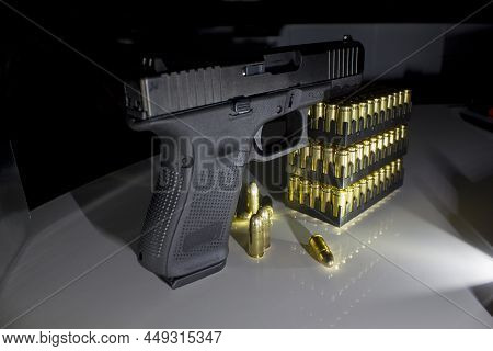 Photos Of Bullets 9x19, Photos Taken From Different Positions.