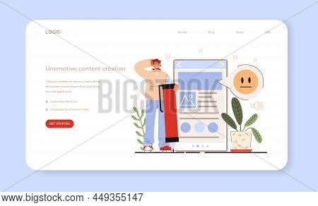Blog Promotion Failure. Visual Content Mistake. Unemotive Content