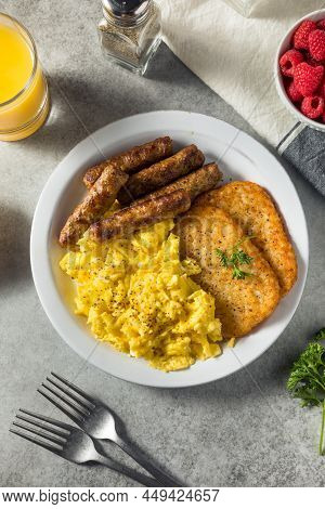 Healthy Homemade Scrambled Egg Breakfast