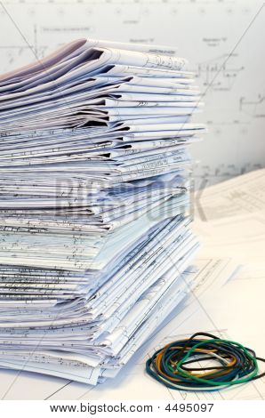 Enstaka ark papper Design och projekt ritningar