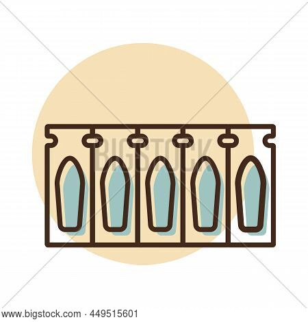 Rectal Suppository Package Vector Icon. Medicine And Healthcare, Medical Support Sign. Graph Symbol 