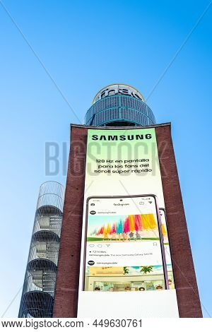 Madrid, Spain - October 3, 2020: Fnac Store In Preciados Street In Central Madrid