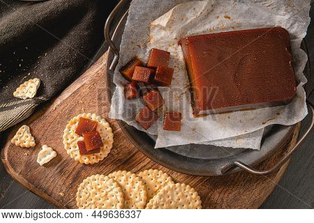 Quince Cheese Or Marmelada Is A Sweet, Thick Jelly Made Of The Pulp Of The Quince Fruit. Marmalade I