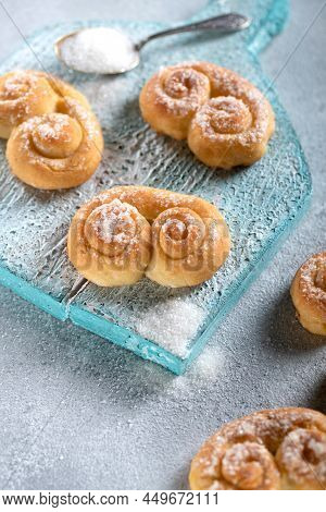 Biscuit. Delicious Cottage Cheese Cookies. High Quality Photo