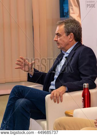 Madrid, Spain, February 21Th 2022- José Luis Rodríguez Zapatero, Former Prime Minister Of Spain, Spe