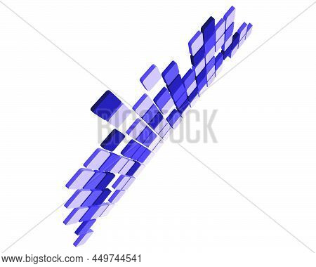 Abstract Futuristic Grid Business Background. Checked  Business Background. Vector Illustration.