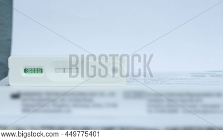 Atk,covid-19 Negative Test Result With Sars Cov-2 Rapid Antigen Test Kit,coronavirus Infectious Prot
