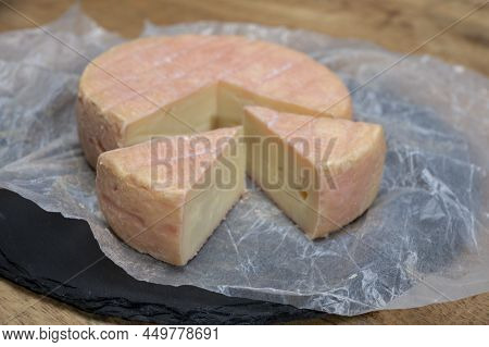 Munster Gerome French Cheese, Strong-smelling Soft Cheese With Subtle Taste, Made Mainly From Milk F
