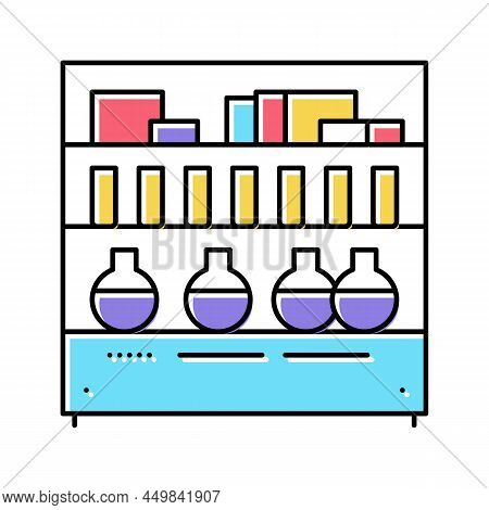 Pharmaceutical Manufacturing Ingredients Color Icon Vector. Pharmaceutical Manufacturing Ingredients