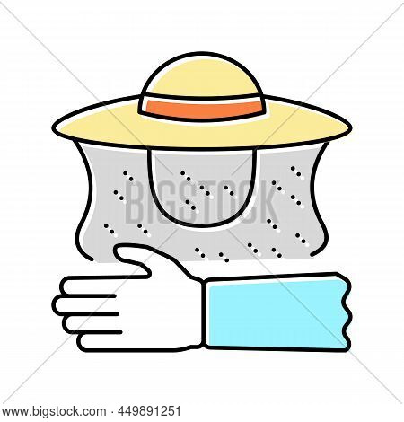 Beekeeping Clothing Color Icon Vector. Beekeeping Clothing Sign. Isolated Symbol Illustration