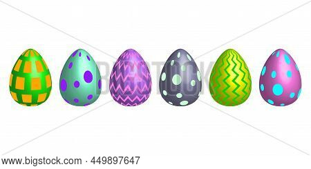 Easter Egg, Great Design For Any Purposes. Happy Easter. Spring Easter Background. Vector Illustrati