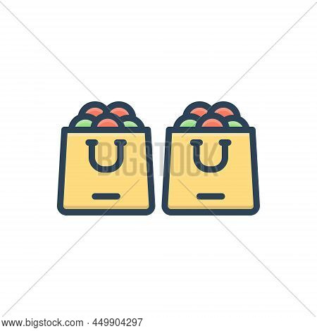Color Illustration Icon For Qty Amount Quantum Quantity Abundance Capacity Measure Unit