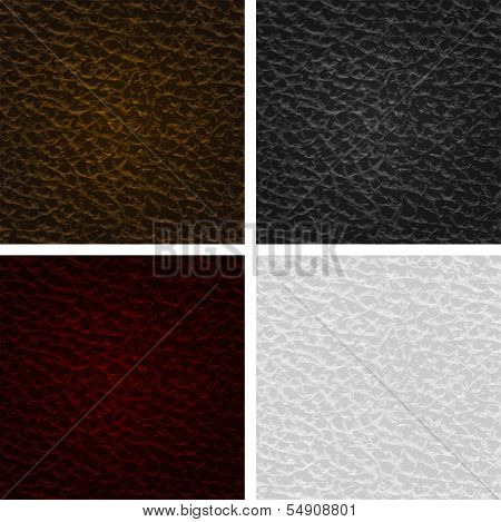 Vector leather seamless texture. Eps10