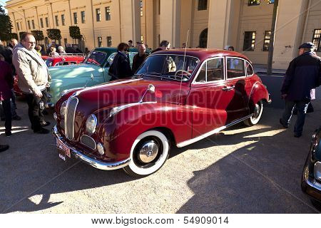 Classic Car Bmw At The Buga Flower Show