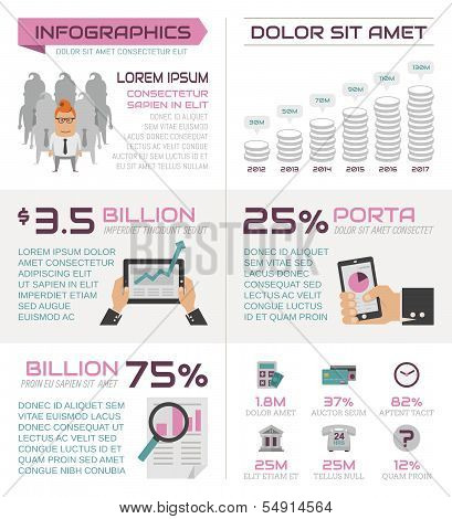 Business infographics elements