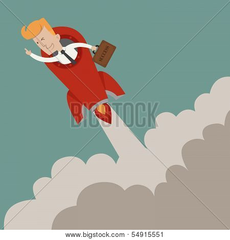 Businessman to success