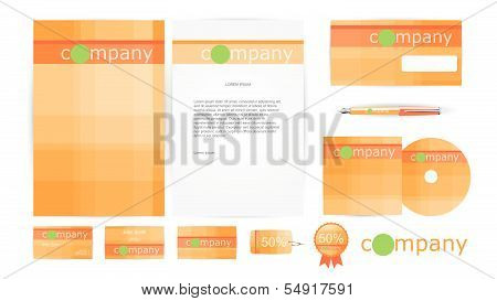 Corporate Identity Templates in Vector illustration