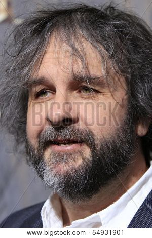 LOS ANGELES - DEC 2: Peter Jackson at the premiere of Warner Bros' 'The Hobbit: The Desolation of Smaug' at the Dolby Theater on December 2, 2013 in Los Angeles, CA