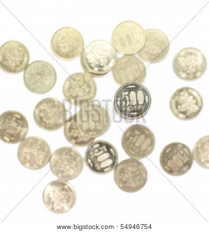Japanese yen notes. Currency of Japan