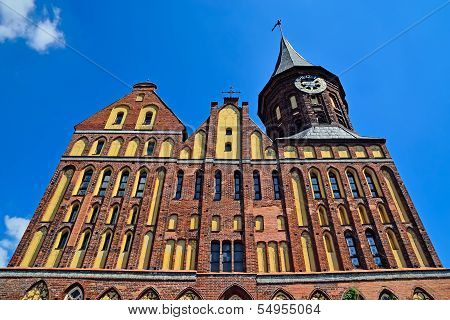 Koenigsberg Cathedral - Gothic Temple Of The 14Th Century. Symbol Of Kaliningrad