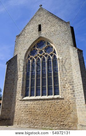 Parthenay ancient gothic church, Poitou-Charentes, France