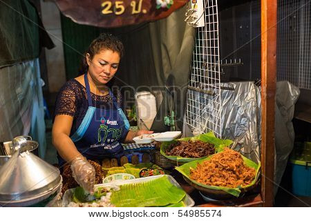 Street food at Hua Hin night market