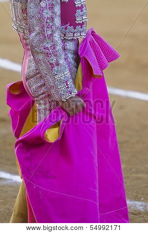 Bullfighter with the Cape before the Bullfight