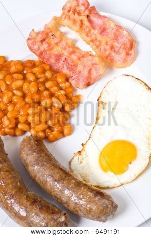 traditionelles englisches Frühstück