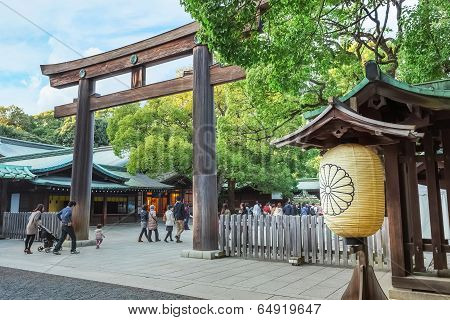 Meiji-jingu Shrine in Tokyo