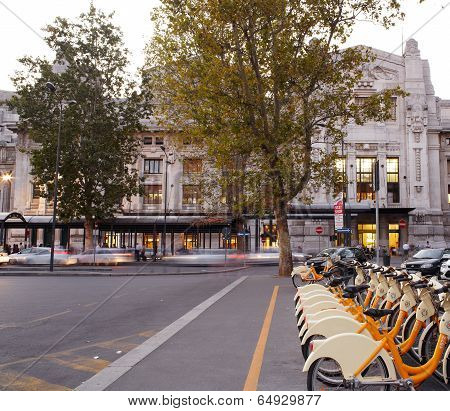 Bicycle Sharing Station, Milan