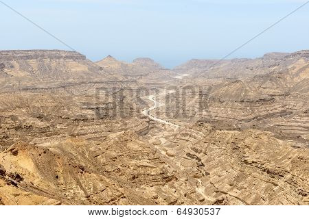 Canyon, Dhofar Region (oman)