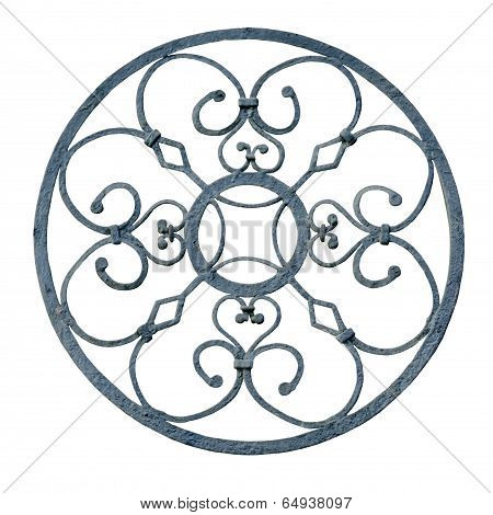 Gray-green Metal Ornament