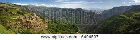 Klášterem Tatev Panorama, Arménie