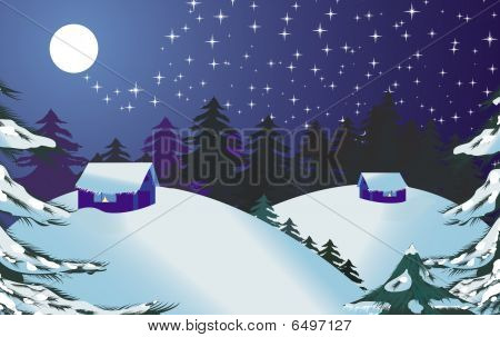 Weihnachten Landschaft