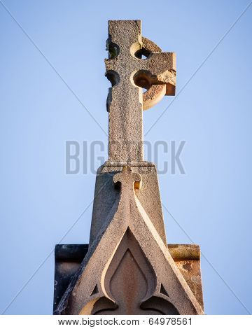 Christian Cross Missing Arm - Poignant Symbol Of Rising Secularism